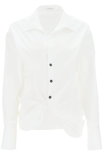 FERRAGAMO Shirt With Draped Hem