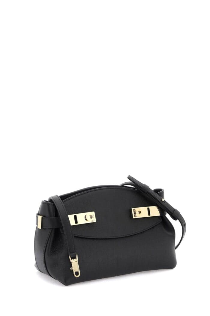 ferragamo small hug bag with removable strap FERRAGAMO Small Hug Bag With Removable Strap