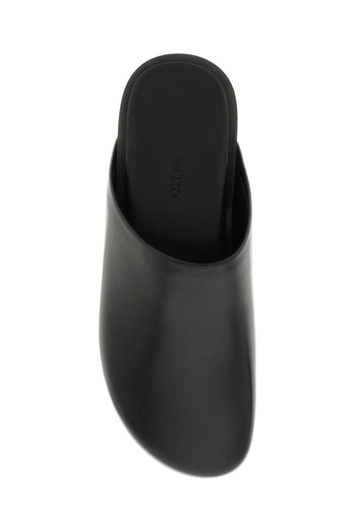 FERRAGAMO Smooth Leather Clogs