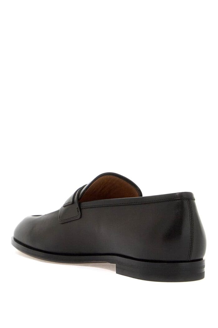 FERRAGAMO Smooth Leather Loafers With Gancini