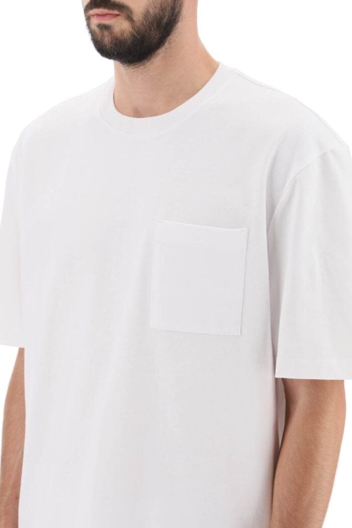 FERRAGAMO T-shirt With Contrasting Inlay