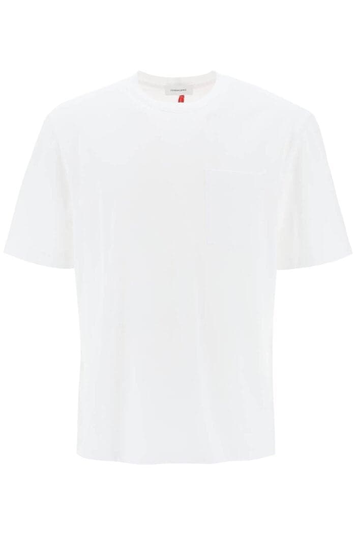 FERRAGAMO T-shirt With Contrasting Inlay