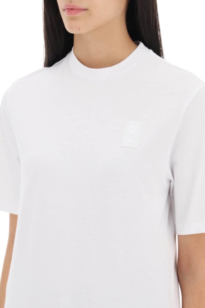 FERRAGAMO T-shirt With Gancini Label