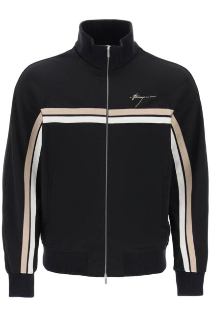 FERRAGAMO 'track Sweatshirt With Two-tone