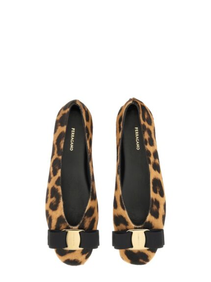 Ferragamo "VARA" BALLERINA WITH BOW