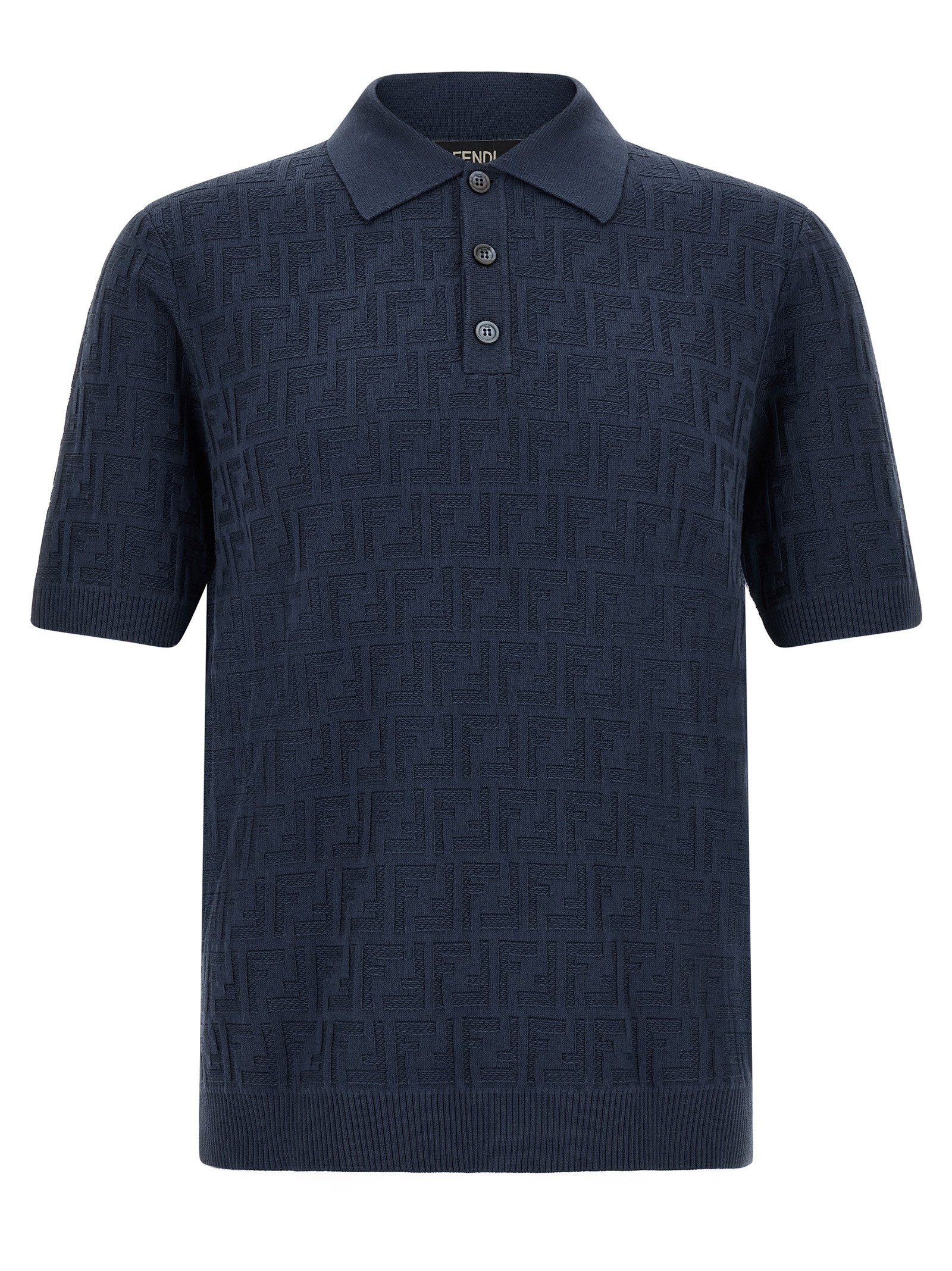 Fendi FF Cotton Polo Shirt