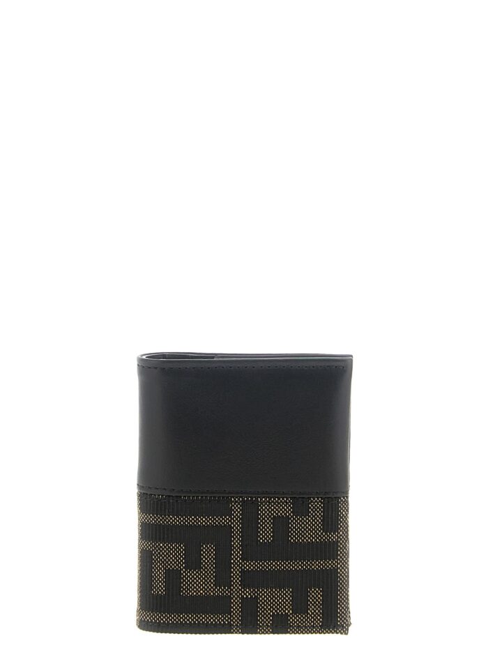 fendi ff jacquard bicolor card holder Fendi FF Jacquard Bicolor Card Holder