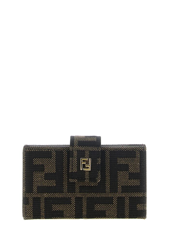 fendi ff jacquard cardholder Fendi FF Jacquard Cardholder