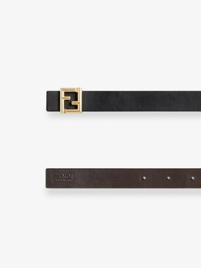 Fendi FF Leather Belt