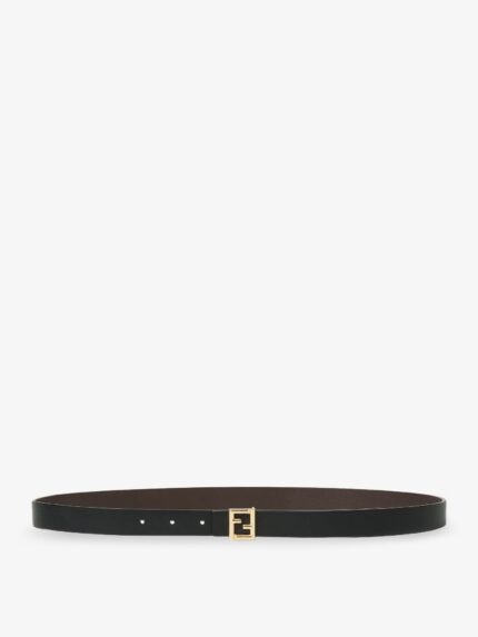 Fendi FF Leather Belt
