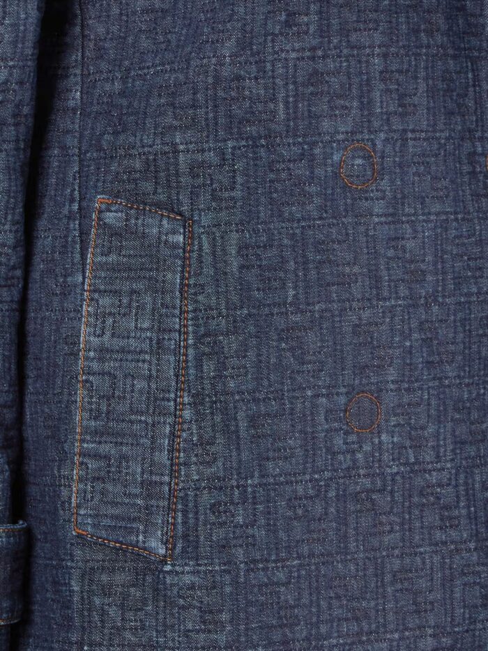 Fendi Ff Padded Denim Caban