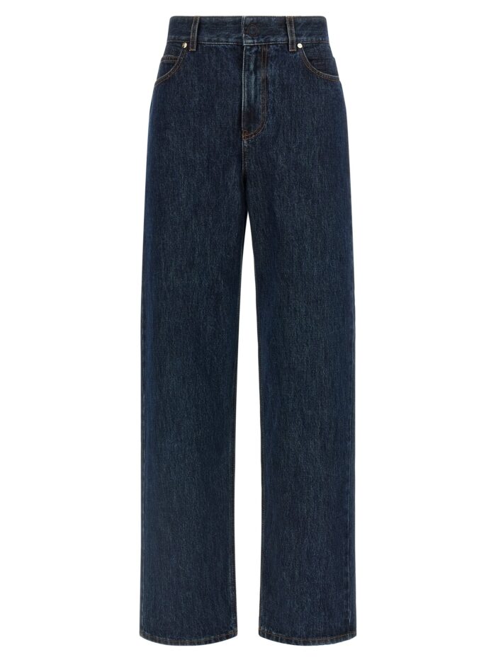fendi 'ff' padded jeans Fendi 'FF' Padded Jeans