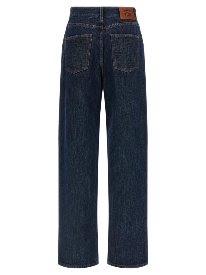 Fendi 'FF' Padded Jeans