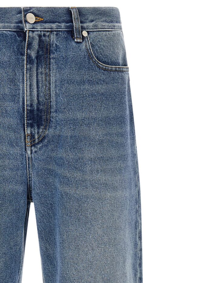 Fendi 'FF' Patch Jeans Saddlery