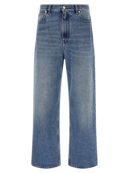Fendi 'FF' Patch Jeans Saddlery