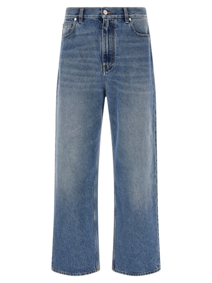Fendi 'FF' Patch Jeans Saddlery