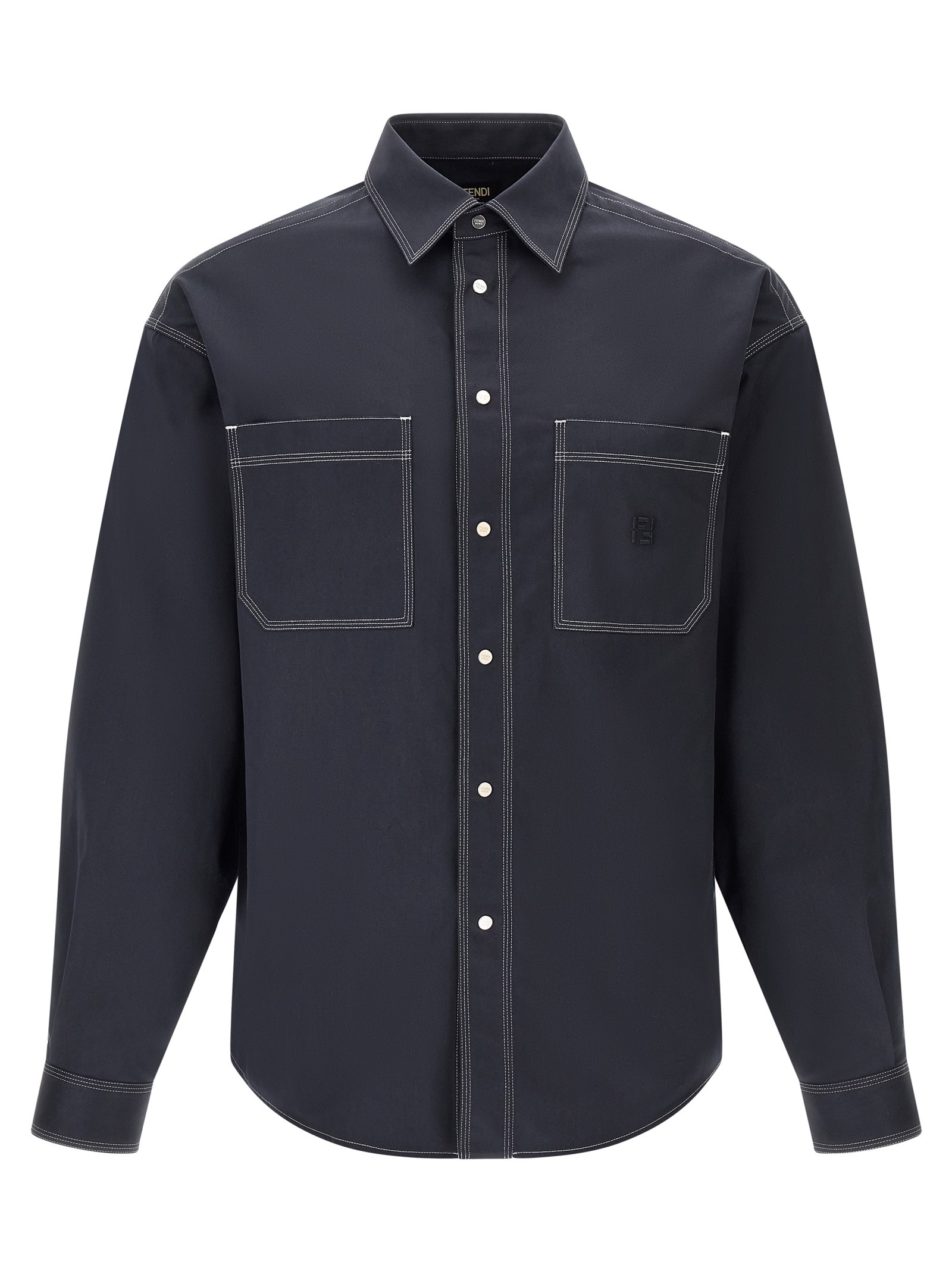 Fendi 'FF Selleria' Logo Shirt