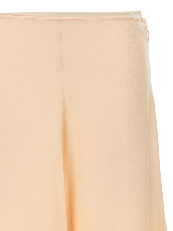 Fendi FF Silk Skirt