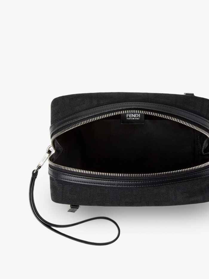 Fendi FF Zucca Jacquard Fabric Clutch Bag