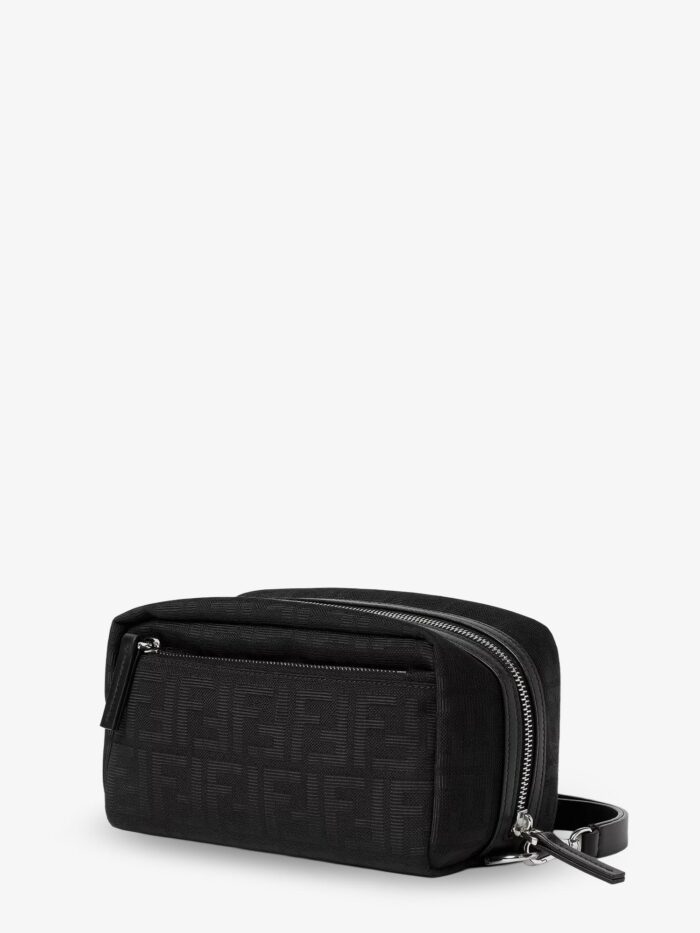 Fendi FF Zucca Jacquard Fabric Clutch Bag