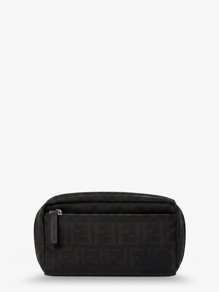 Fendi FF Zucca Jacquard Fabric Clutch Bag