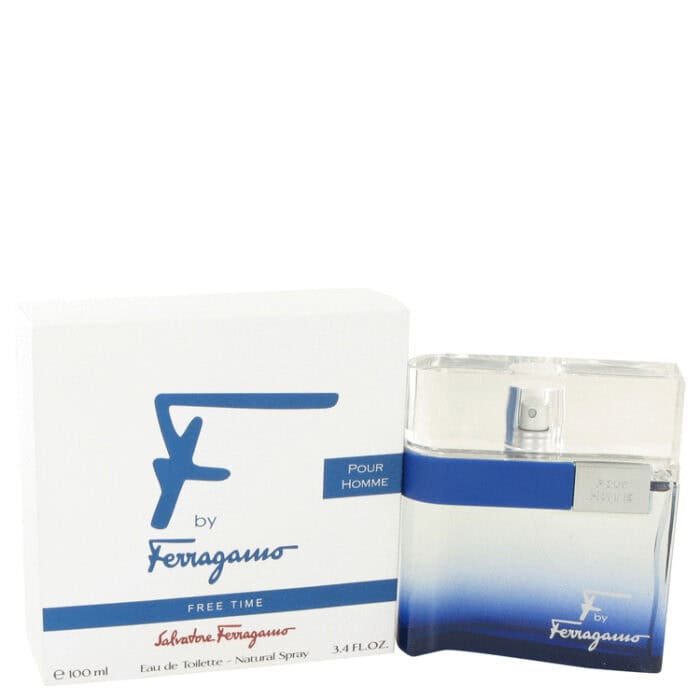 F Free Time By Salvatore Ferragamo - Eau De Toilette Spray 3.4 Oz