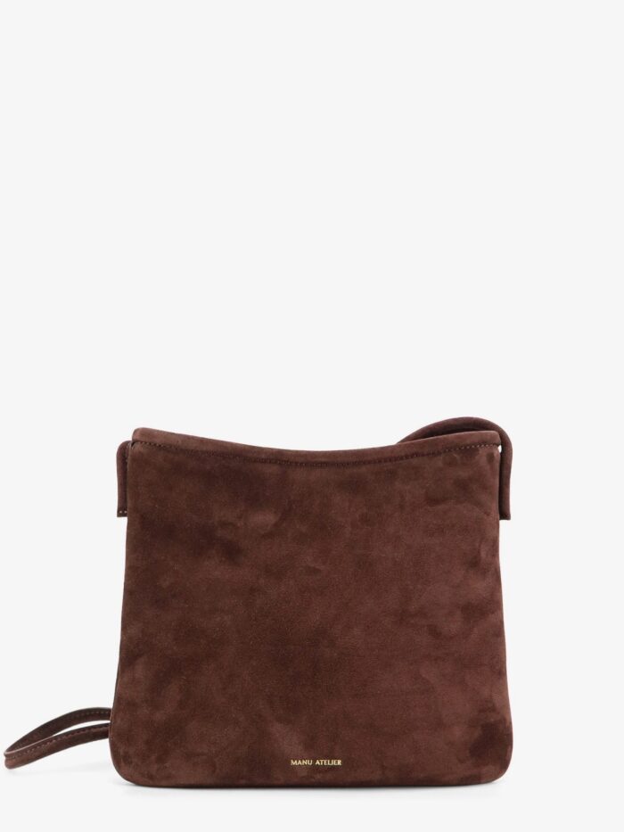 manu atelier fidéle suede crossbody bag MANU ATELIER Fidéle Suede Crossbody Bag