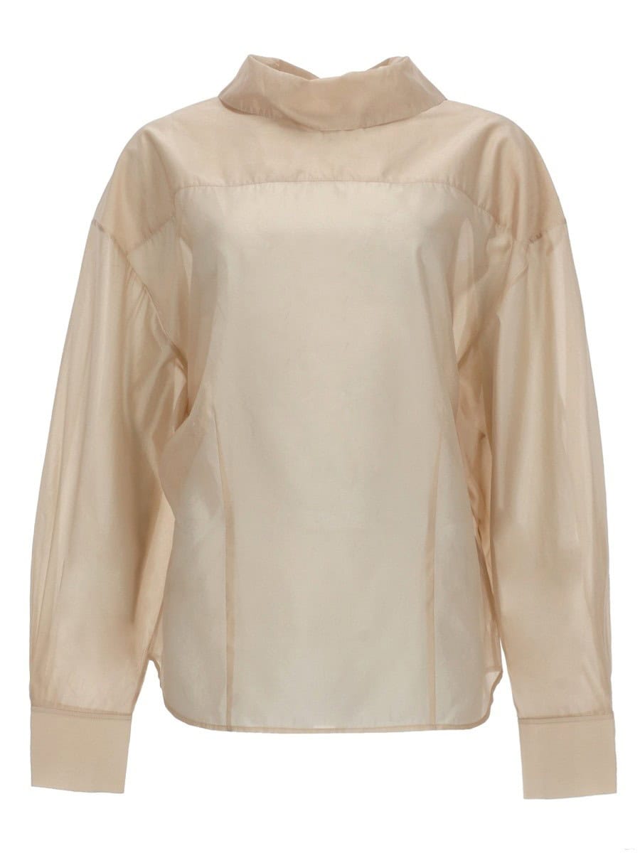 FILIPPA K "FOLD COLLAR" BLOUSE