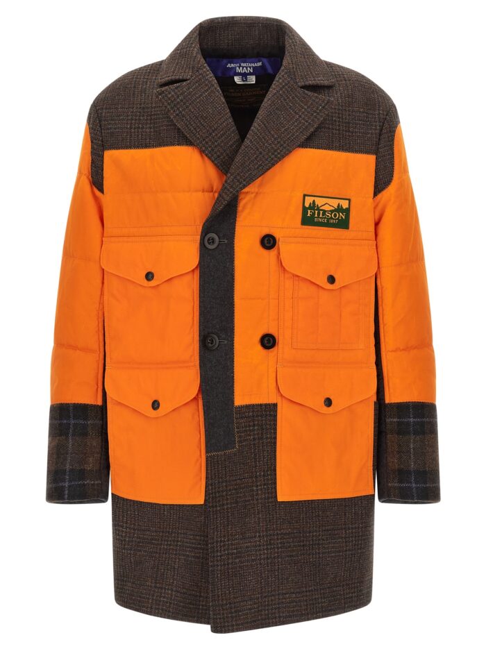 filson x junya watanabe patchwork coat Filson X Junya Watanabe Patchwork Coat