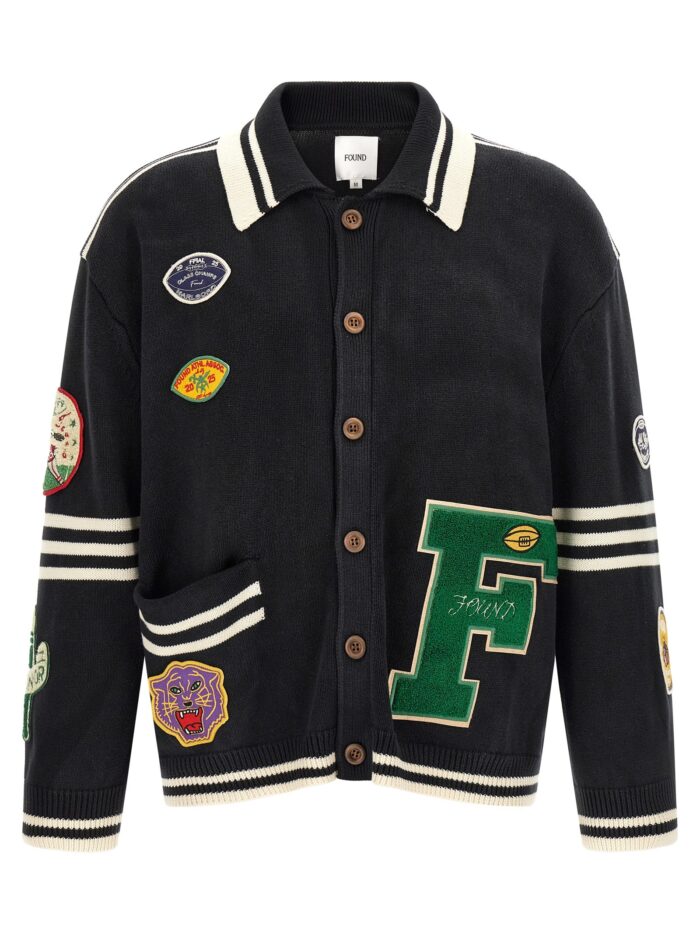 found 'fin varsity' cardigan FOUND 'Fin Varsity' Cardigan