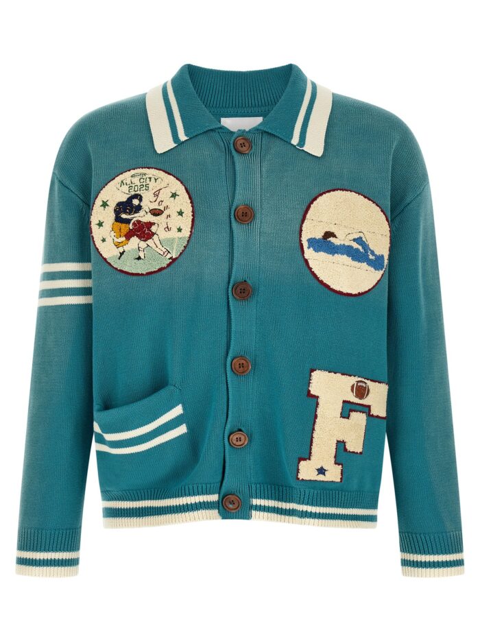 found 'fin varsity' cardigan FOUND 'Fin Varsity' Cardigan