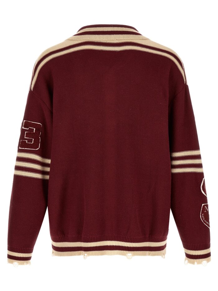 FOUND 'Fin Varsity' Collared Cardigan