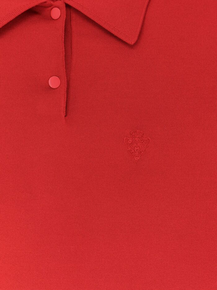 Gucci Fine Stretch Silk Knit Polo Shirt