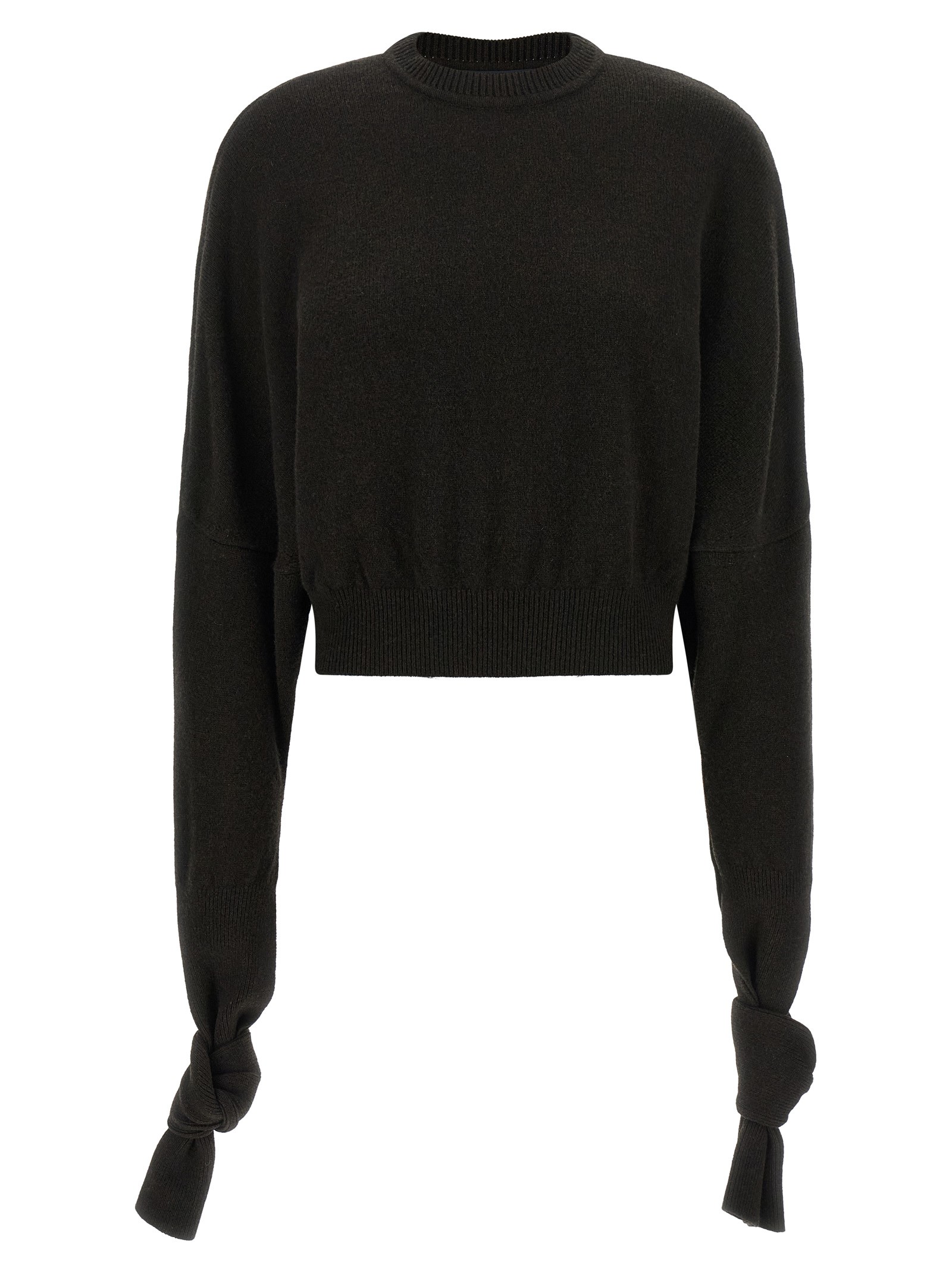 JACQUEMUS 'Fiocco' Brown Sweater