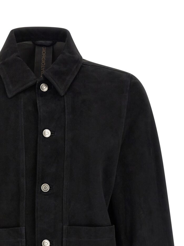 GIORGIO BRATO Fiore Suede Jacket