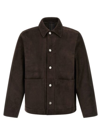GIORGIO BRATO Fiore Suede Jacket