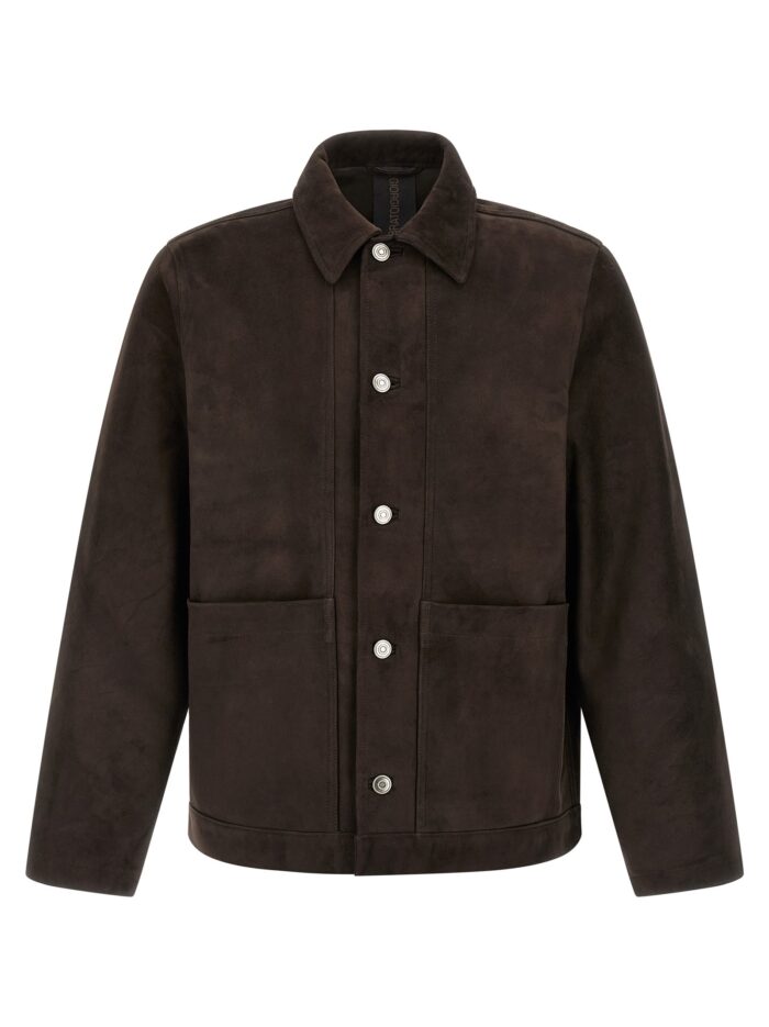 giorgio brato fiore suede jacket GIORGIO BRATO Fiore Suede Jacket