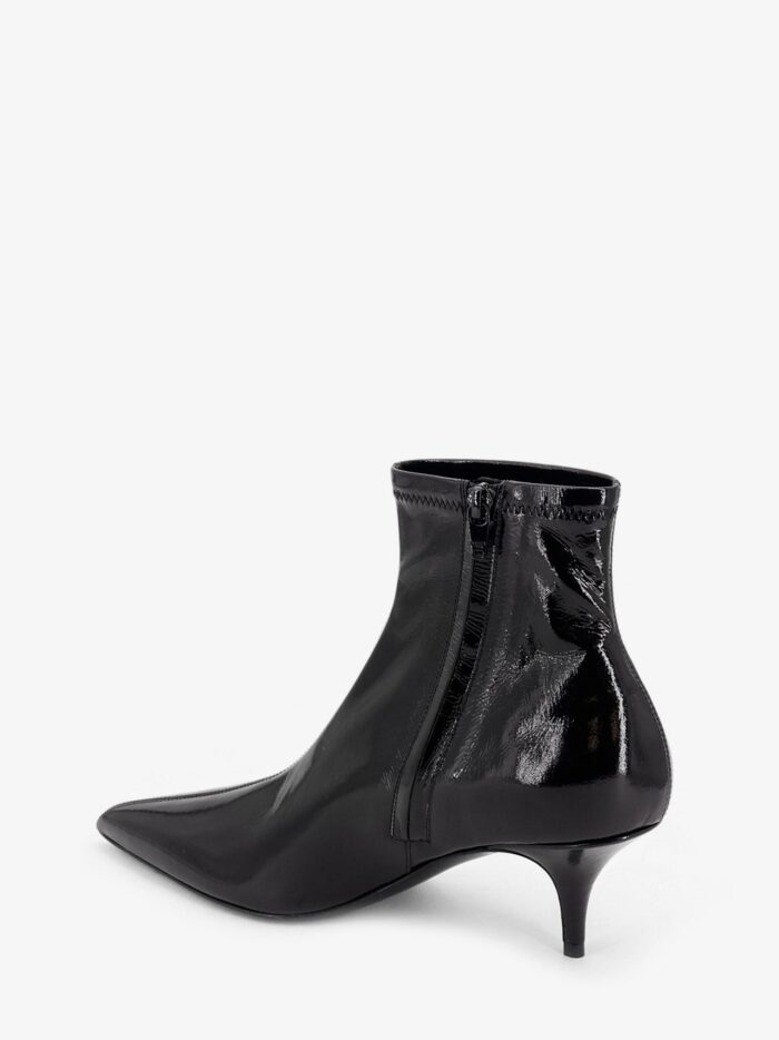 Celine Fitted Sleek Stretch Patent Leather Boots