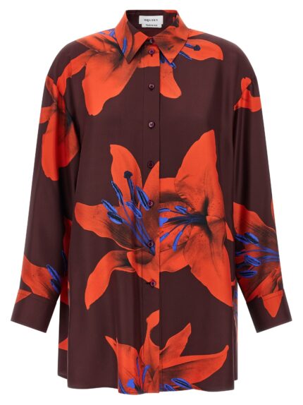 MCQUEEN 'Flame Lily' Shirt