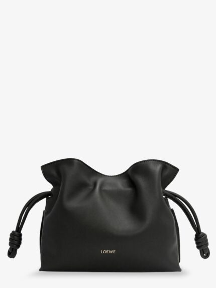 LOEWE Flamenco Leather Clutch