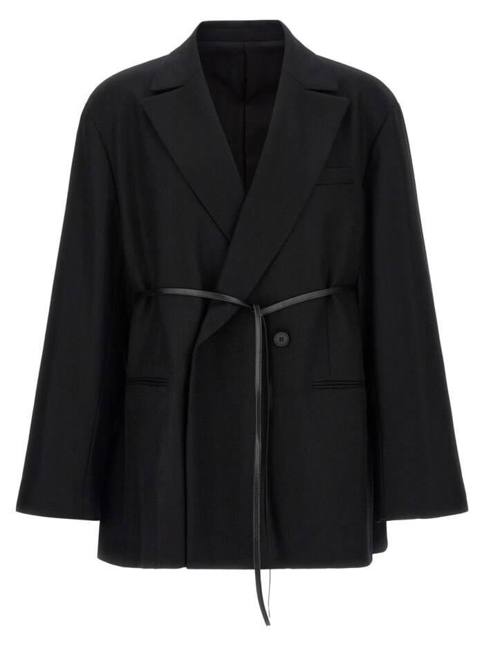 SSSTEIN Flannel Belted Blazer