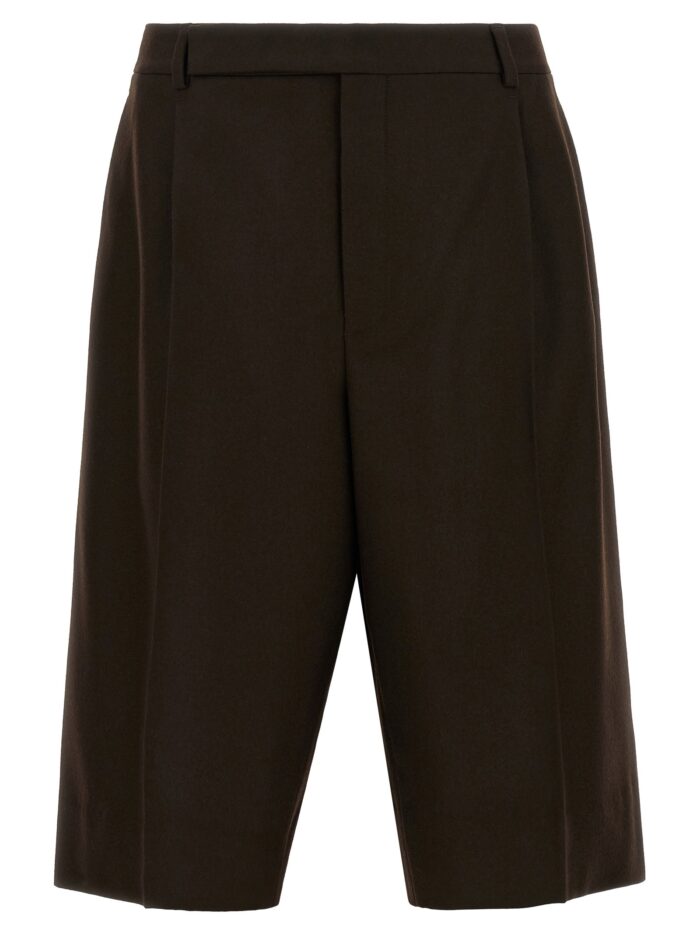 saint laurent flannel bermuda shorts Saint Laurent Flannel Bermuda Shorts