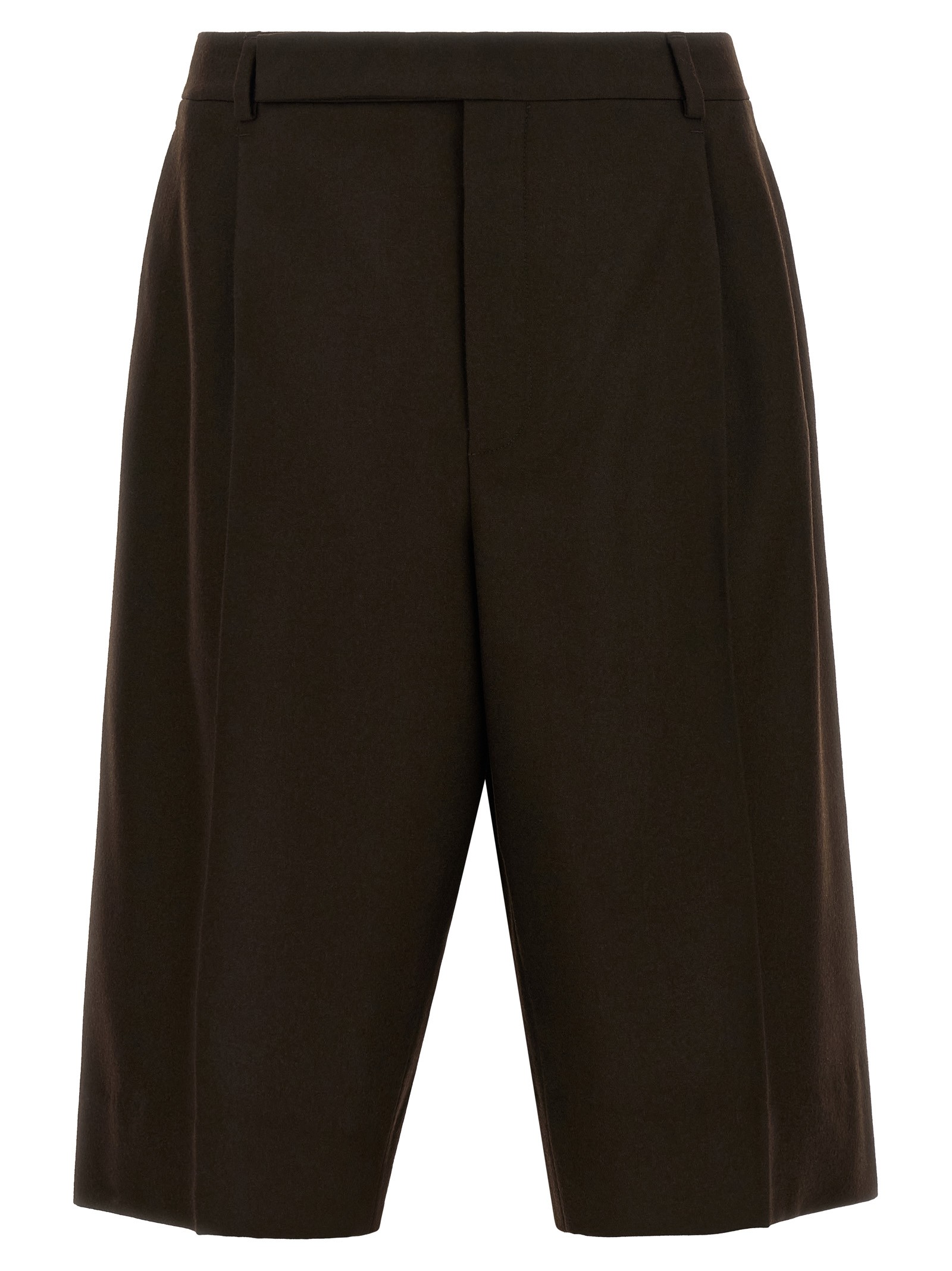 Saint Laurent Flannel Bermuda Shorts