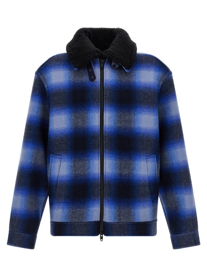 balenciaga flannel bomber jacket Balenciaga Flannel Bomber Jacket