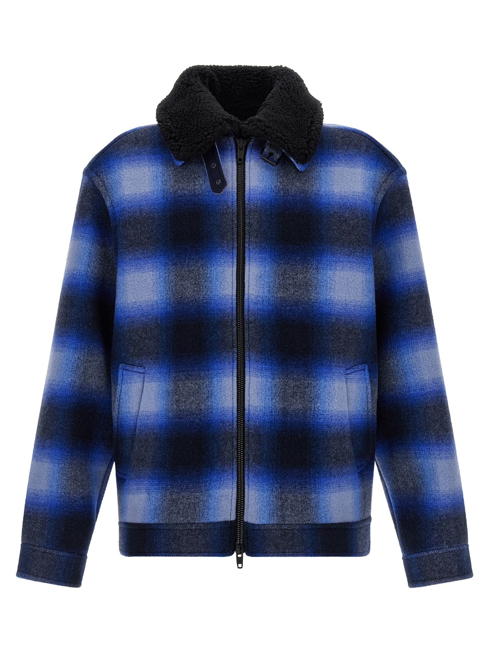 Balenciaga Flannel Bomber Jacket