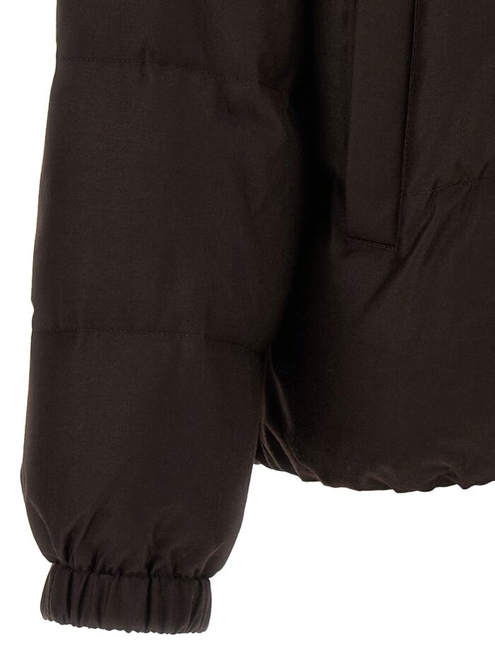 YVES SALOMON Flannel Down Jacket With Mittens