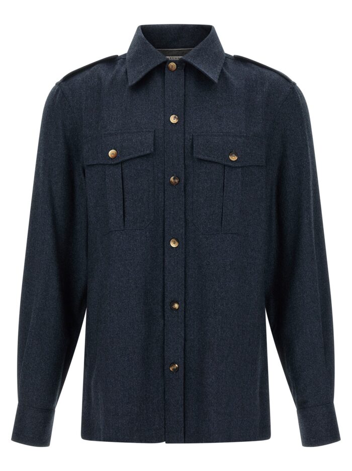 brunello cucinelli flannel shirt Brunello Cucinelli Flannel Shirt