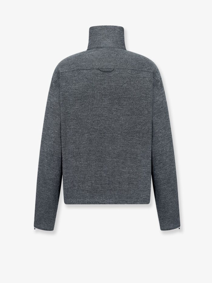 Flannel Shirt With Dior Ribbon Embroidery