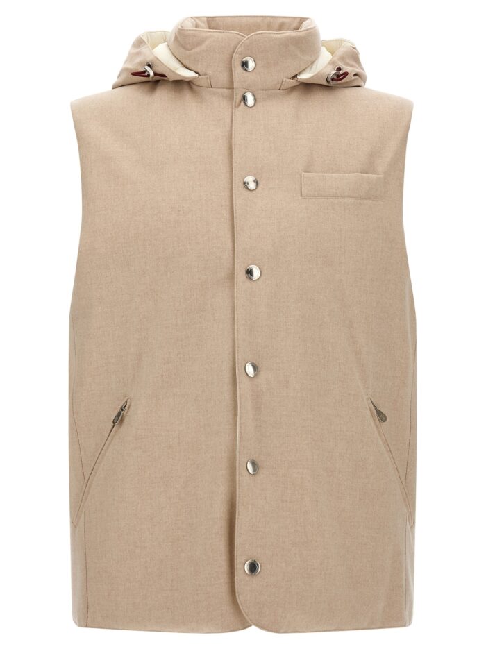 brunello cucinelli flannel vest Brunello Cucinelli Flannel Vest