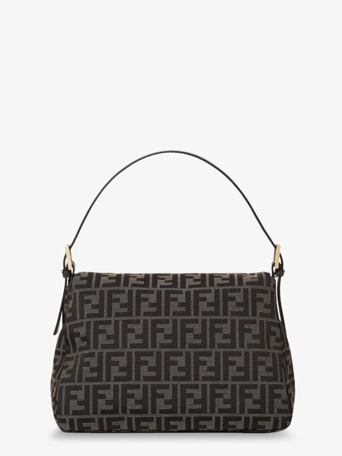Fendi Flap 26325 FF Zucca Jacquard Shoulder Bag